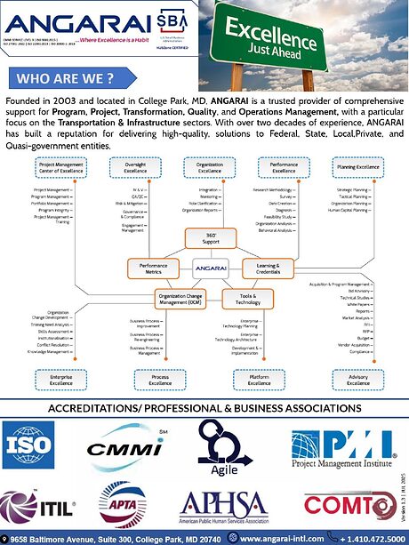 ANGARAI Federal Portfolio capability statement